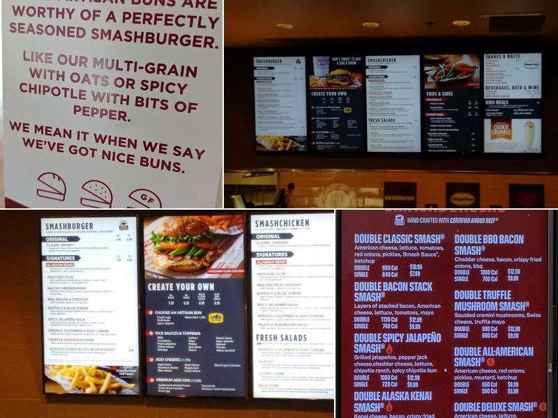 Smashburger Menu