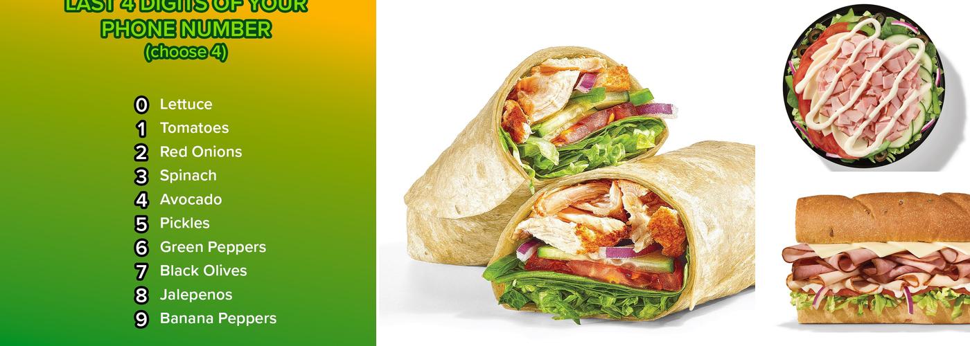 Subway Menu