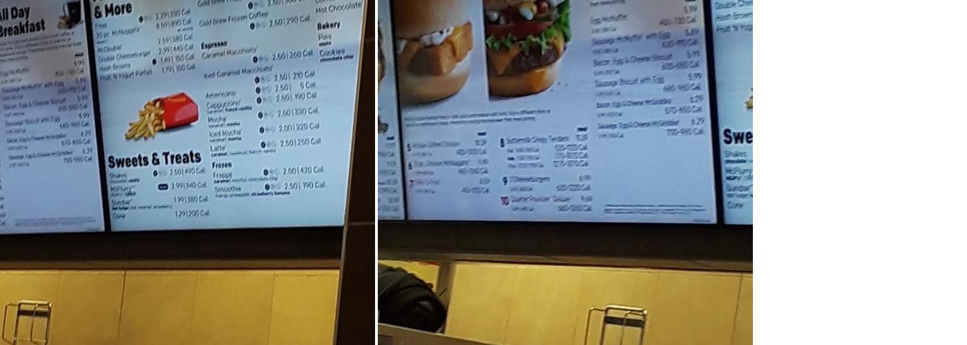 McDonald's Menu