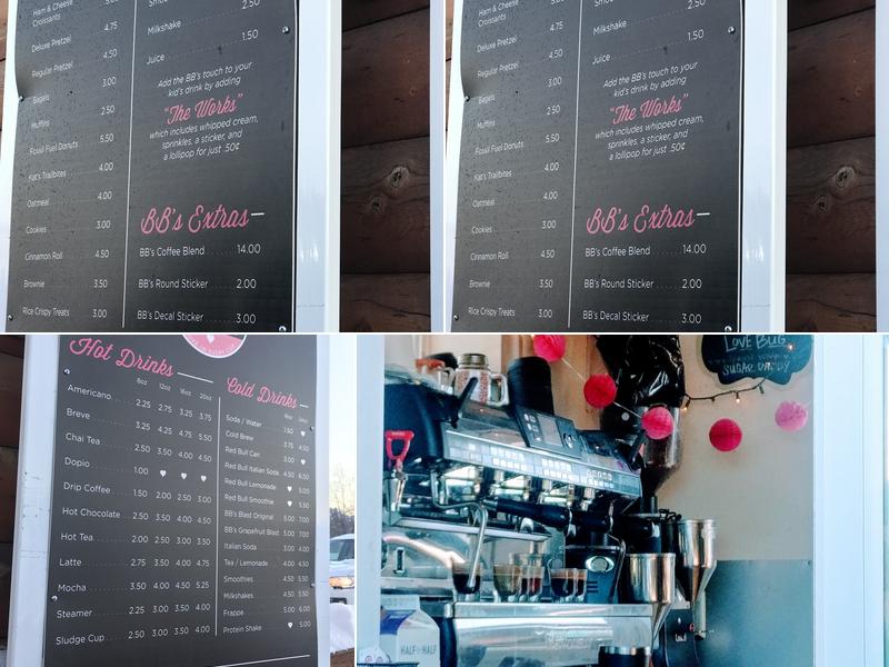 BB's Coffee Shop Old Seward Menu