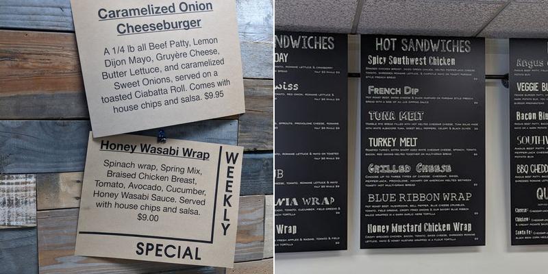 The Office Cafe Menu