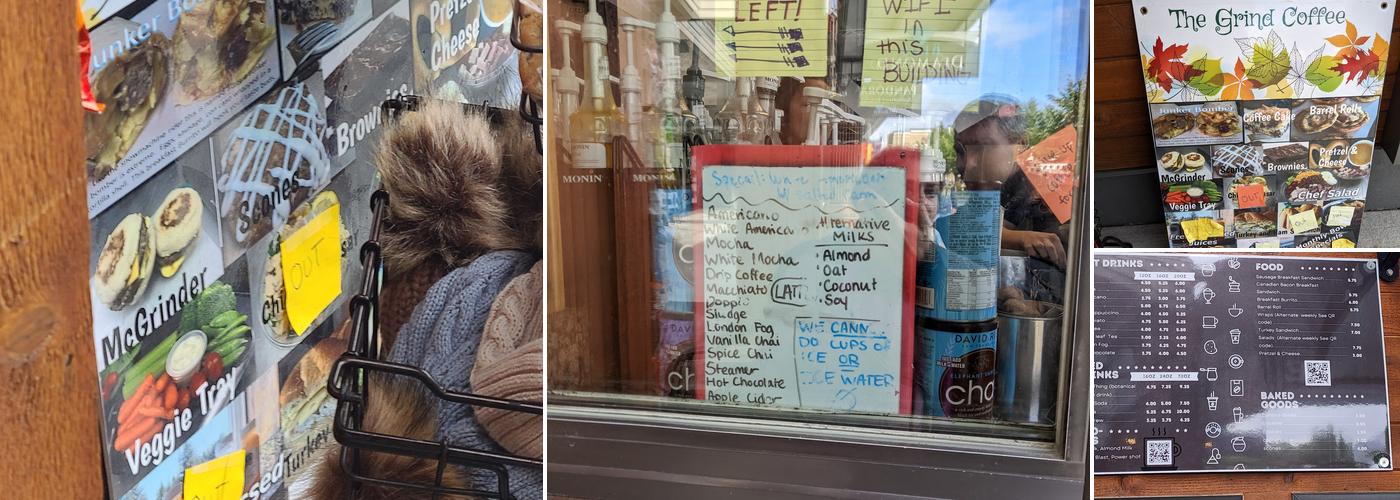 The Grind Coffee Co Menu