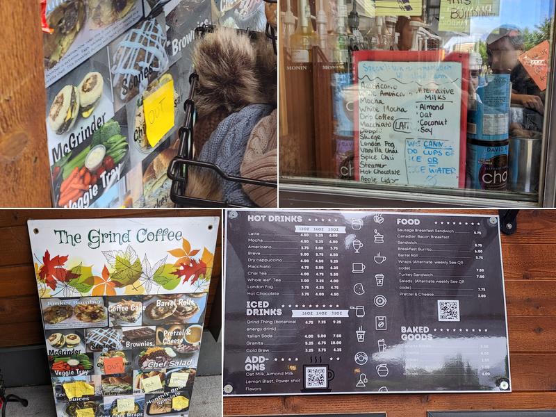 The Grind Coffee Co Menu