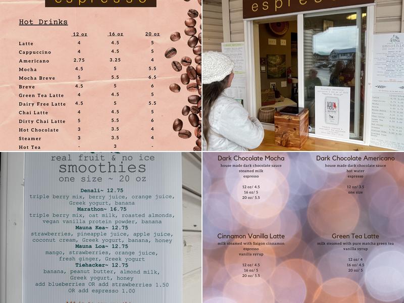 Nature's Nectars Menu