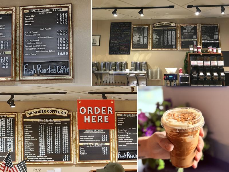 Highliner Coffee Menu