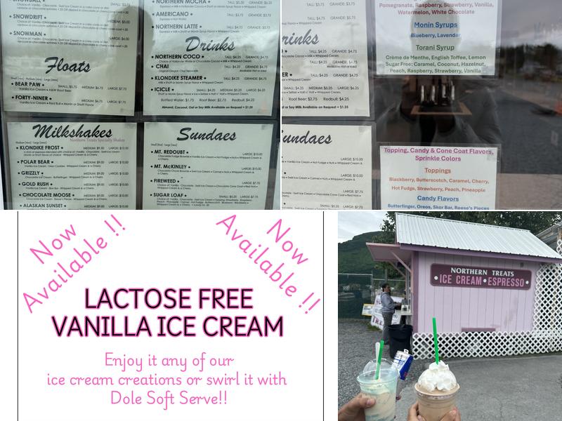 Northern Treats Menu