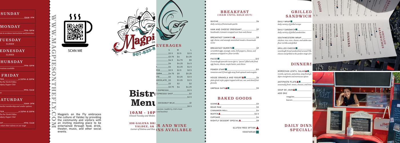 Magpie's On The Fly Menu