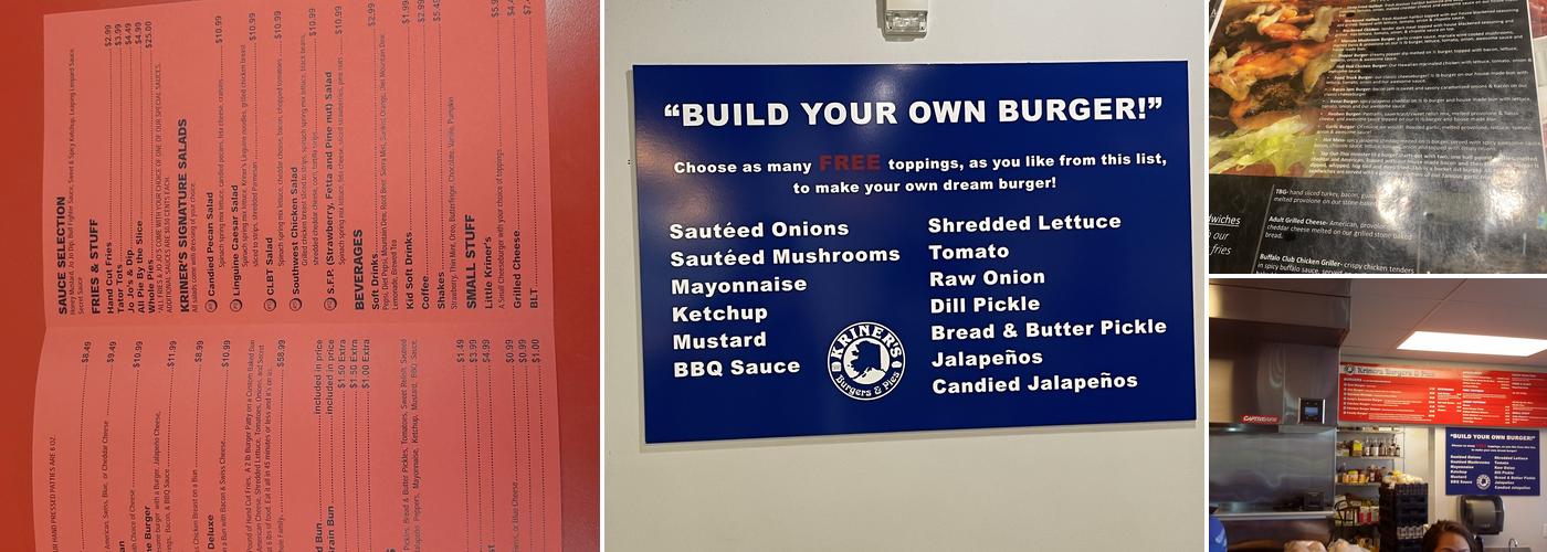 Main Event Grill East Menu