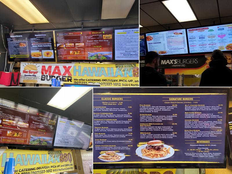 Max Burger Menu