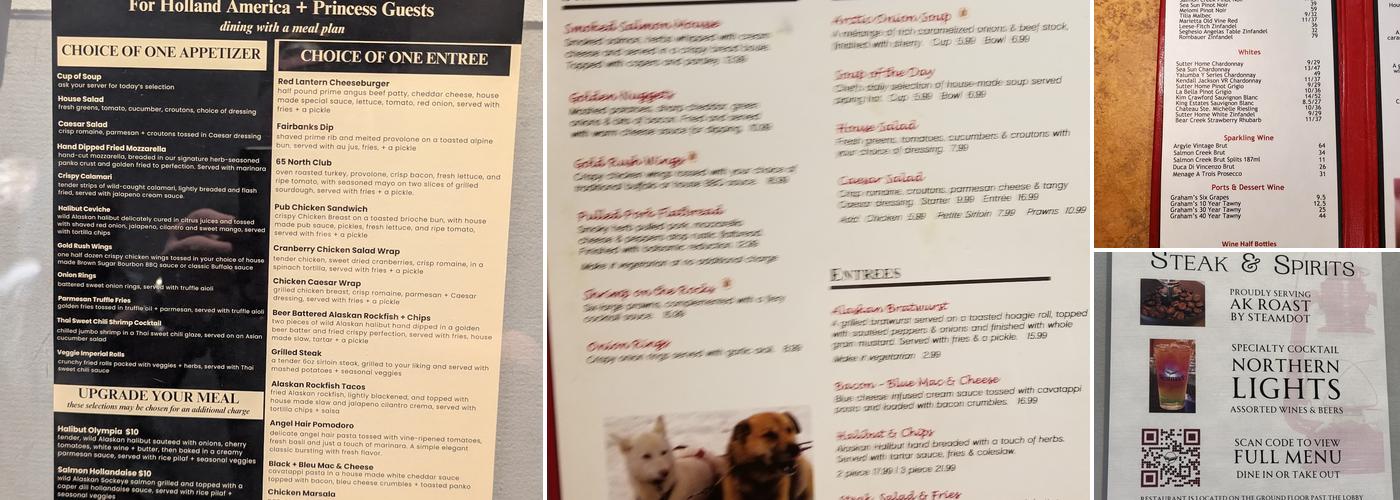 Red Lantern Steak & Spirits Menu