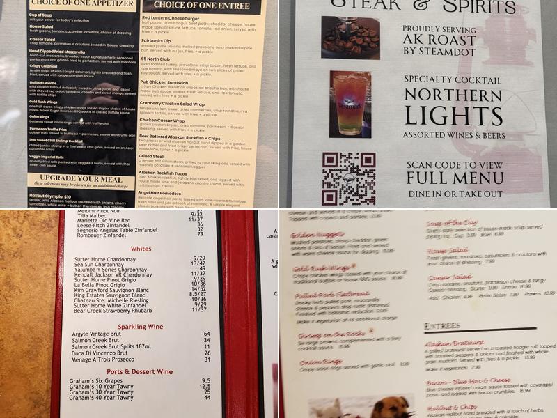 Red Lantern Steak & Spirits Menu