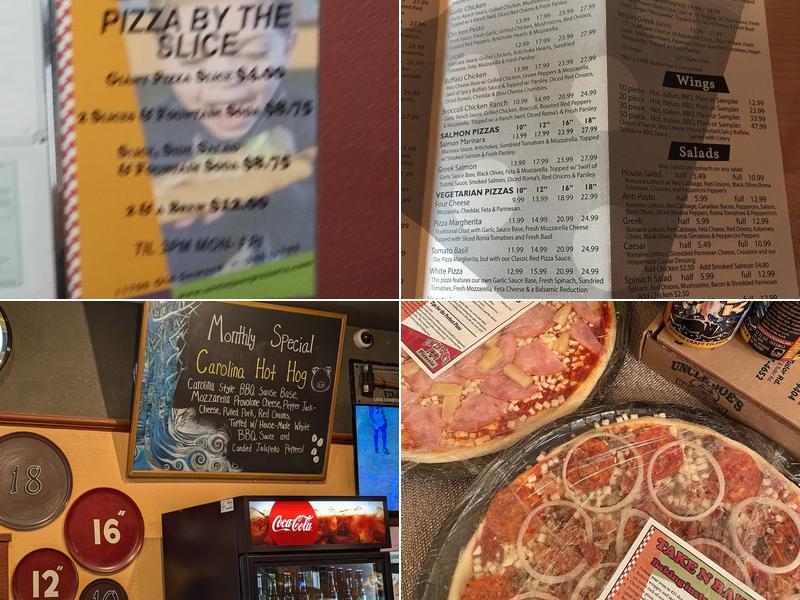 Uncle Joe's Pizzeria Menu