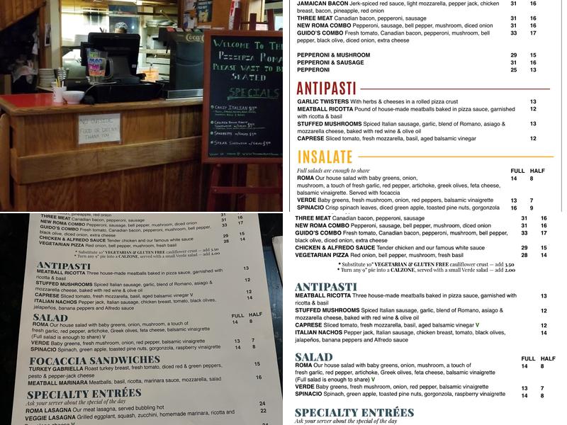 ROMA | Bistro on the Wharf Menu