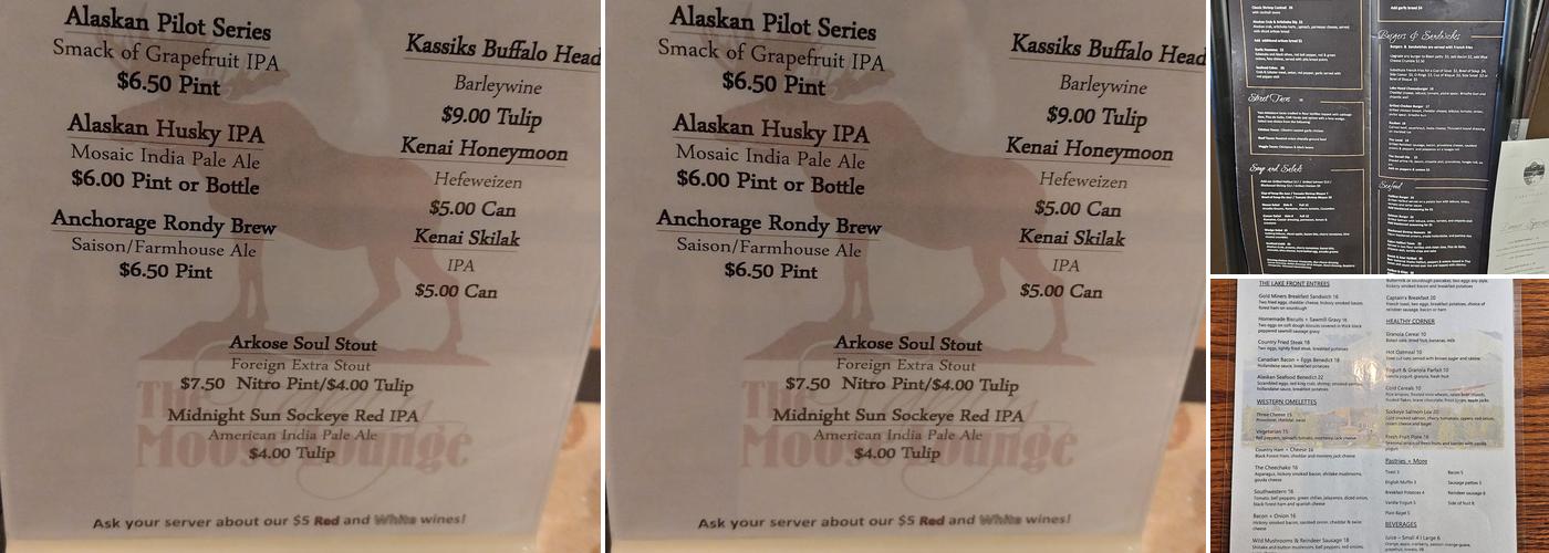 Flying Machine Restaurant Menu