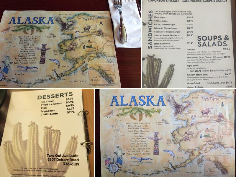 Hacienda Mexican Restaurant Menu