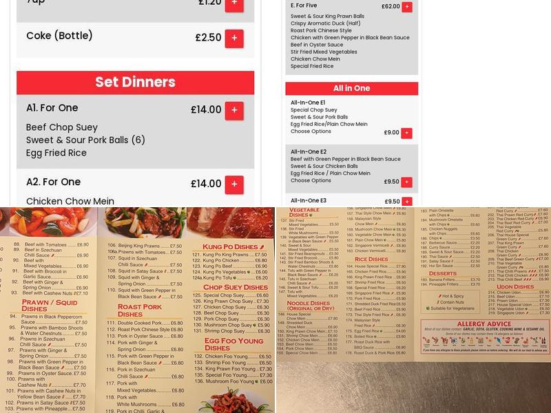 New Red Lantern (newredlanternfood.co.uk/) Menu