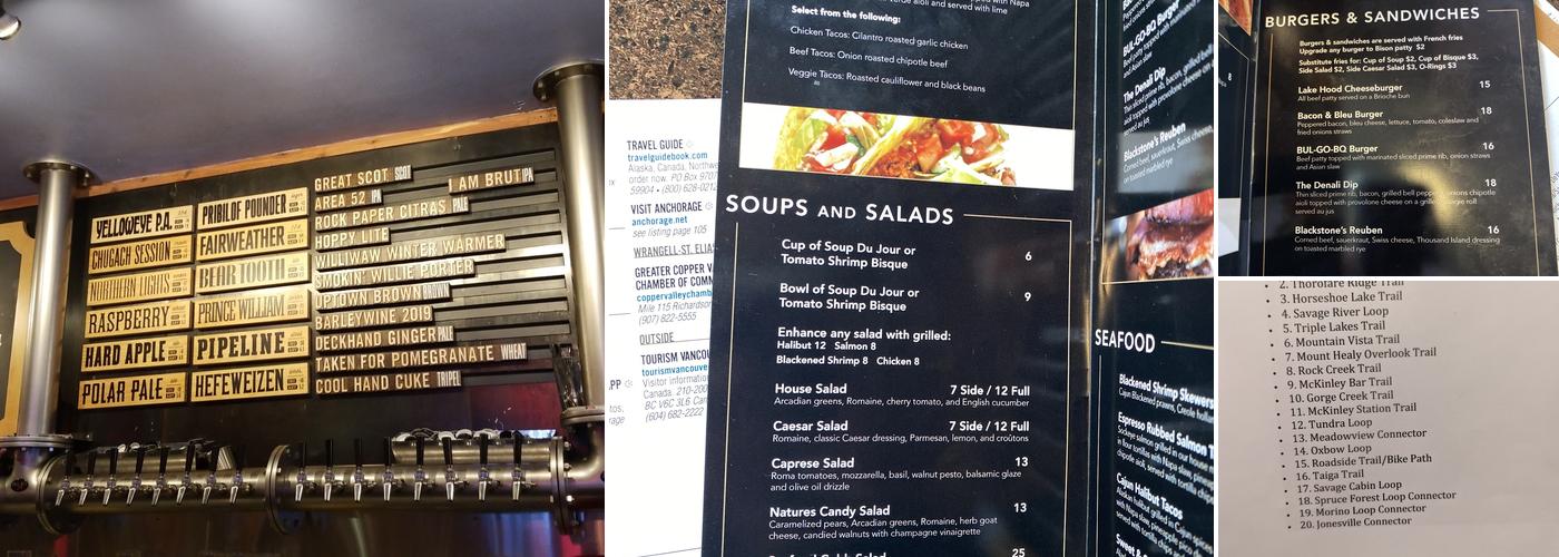 Fancy Moose Lounge Anchorage Menu