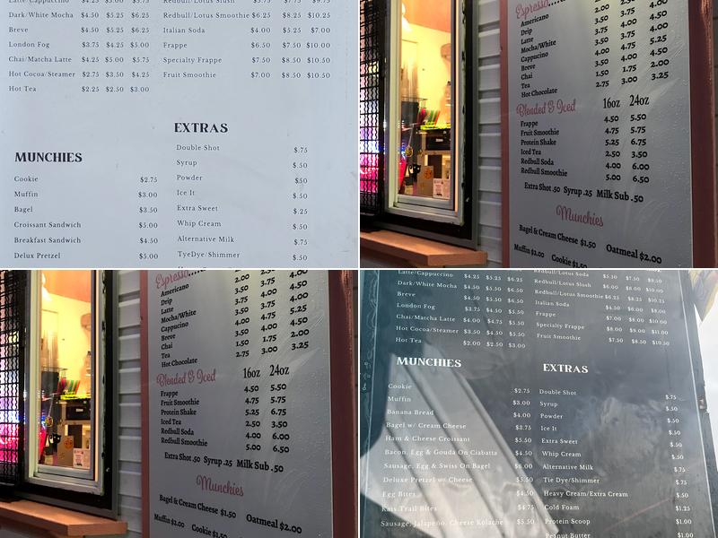 Brew DLicious LLC Menu