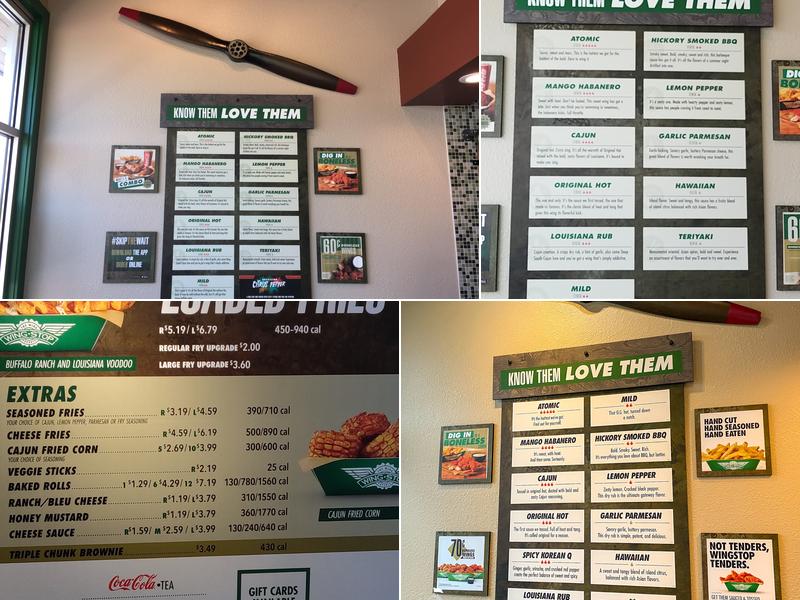 Wingstop Menu
