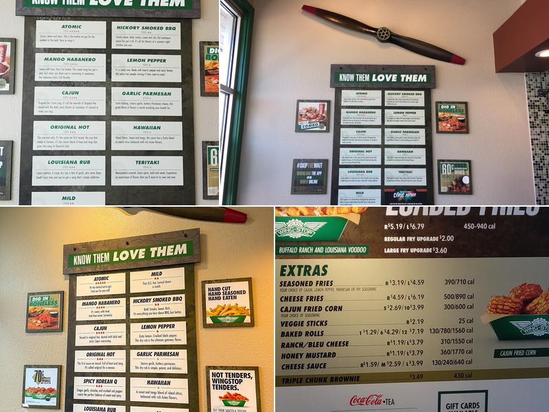 Wingstop Menu