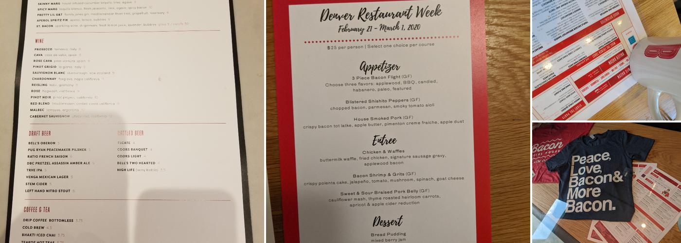 Bacon Social House - Littleton Menu