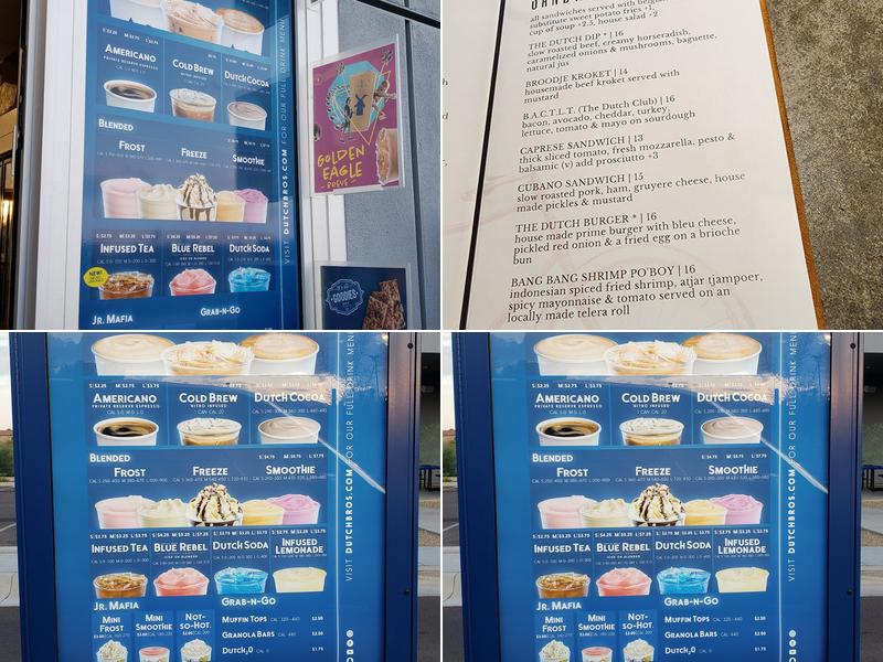 Dutch Bros Coffee Menu
