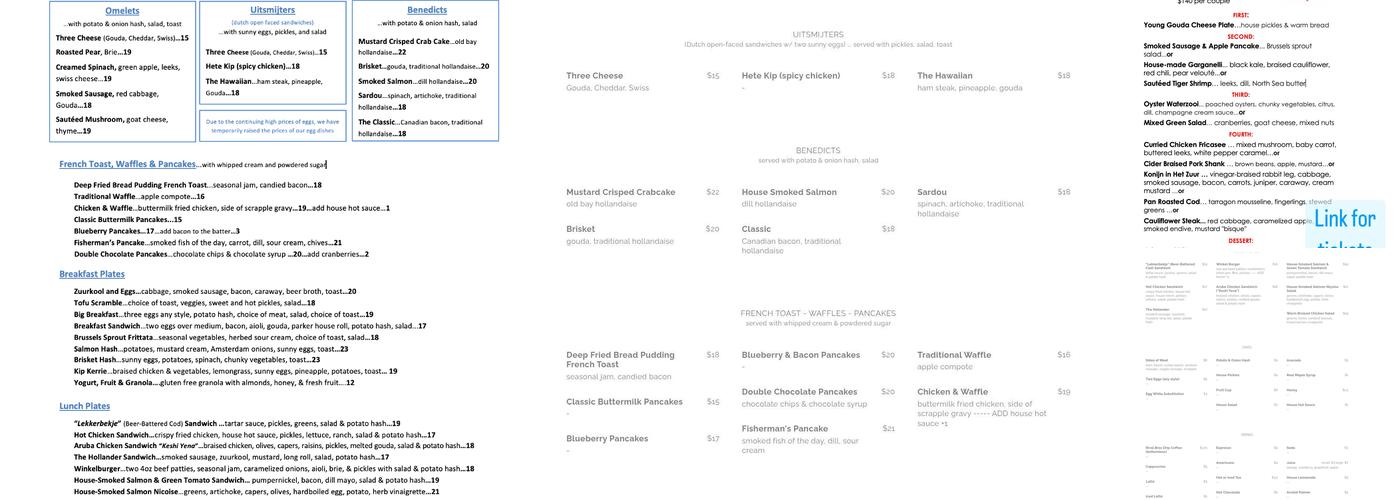 Winkel Menu