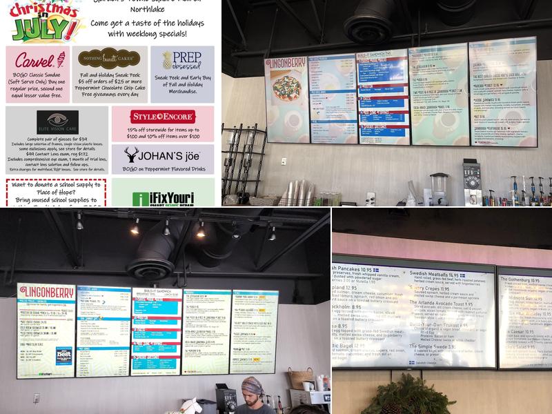 Lingonberry Roastery & Bakery Menu