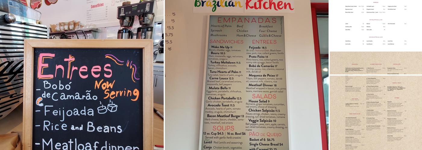 Mulata Kitchen + Coffee Menu