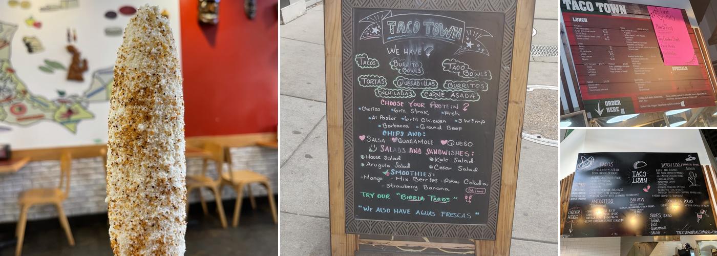 Taco Town Baltimore Menu