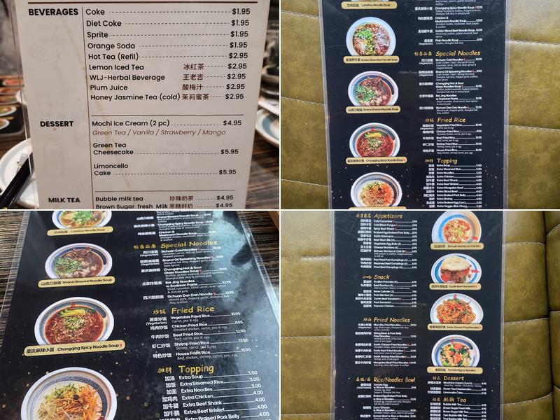 Master Noodle (Saint Paul) Menu