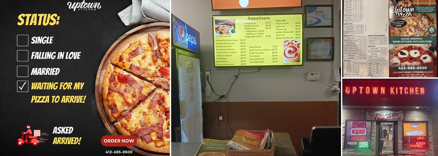 Uptown Kitchen Pizza & Wings Menu