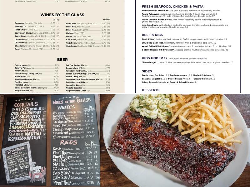 Patsy's American Menu