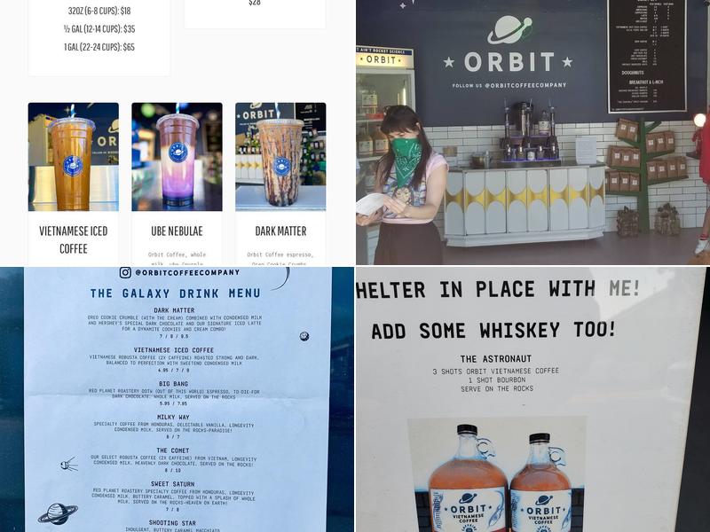 Orbit Coffee 7th Street Menu