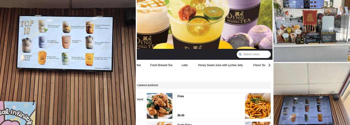 DING TEA FONTANA Menu