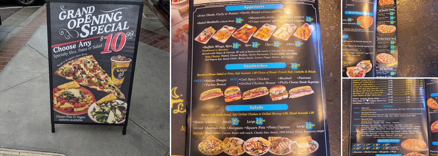 Big Mama's & Papa's Pizzeria - Glendale Menu