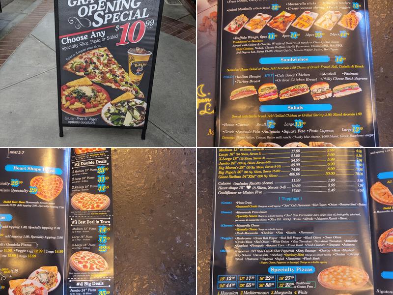 Big Mama's & Papa's Pizzeria - Glendale Menu