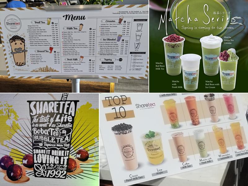 Sharetea Escondido Menu