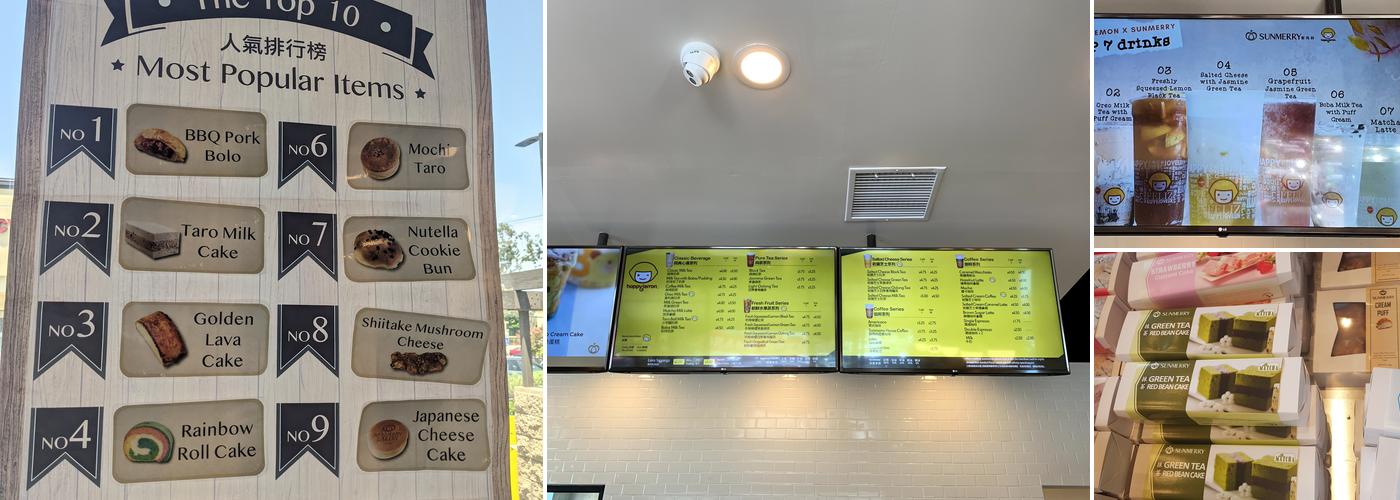 Sunmerry Bakery Menu