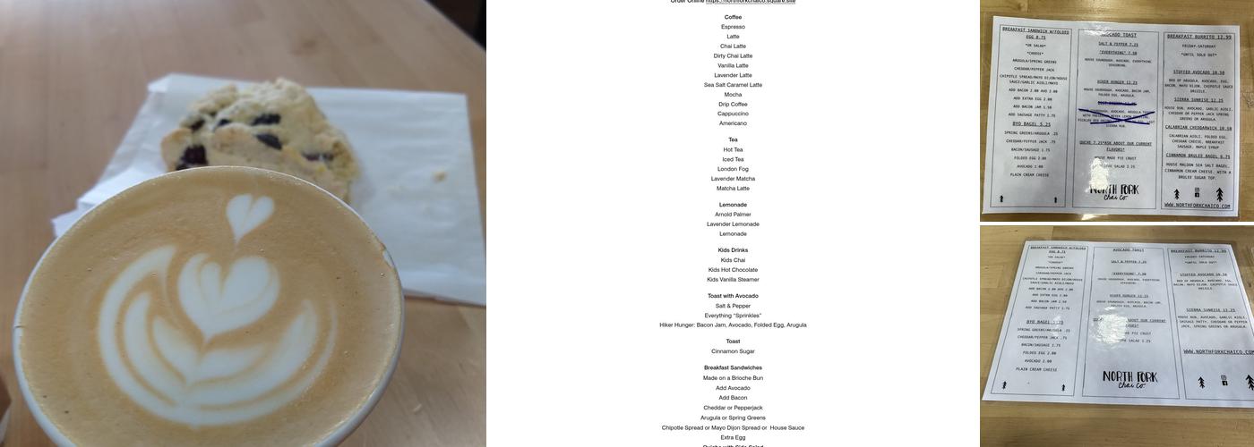 North Fork Chai Co. Menu