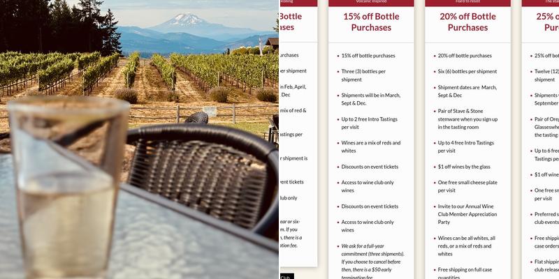 Stave & Stone Winery (Winery at the Vineyard) Menu