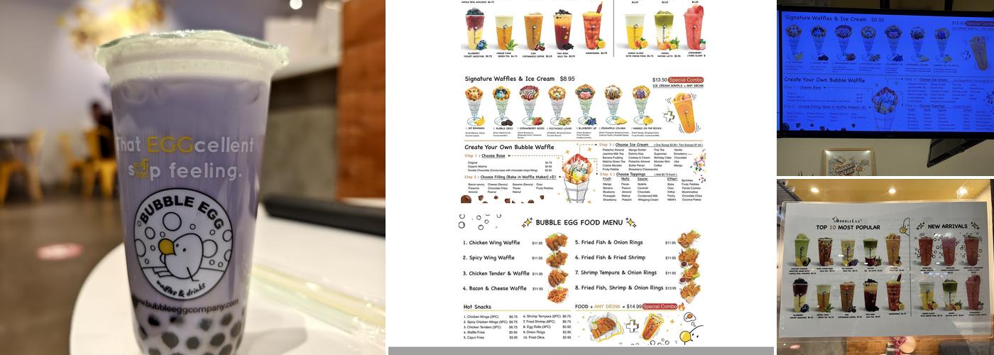Bubble Egg Menu
