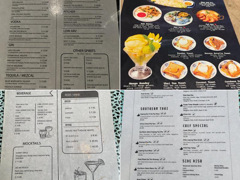 Koh Lipe Thai Kitchen Menu