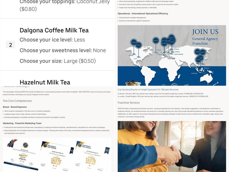 Qtea Menu