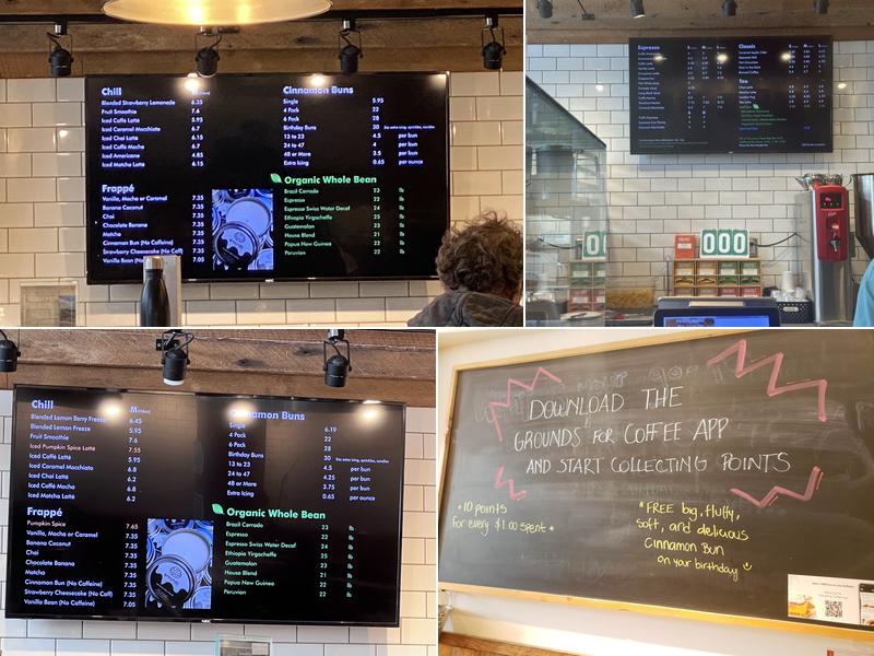 Grounds for Coffee Menu
