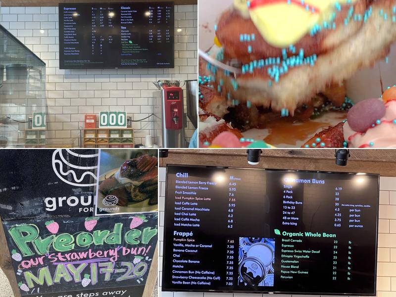 Grounds for Coffee Menu