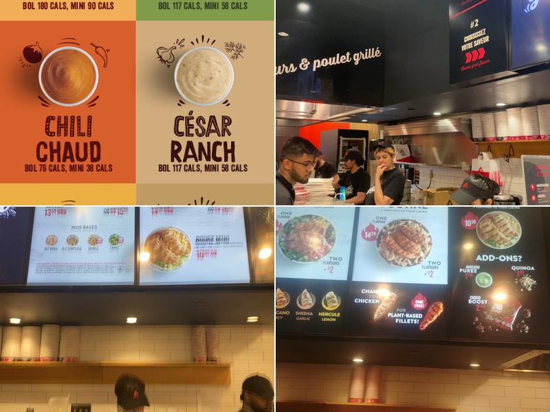 Restaurant Poulet Rouge Ste-Catherine Menu