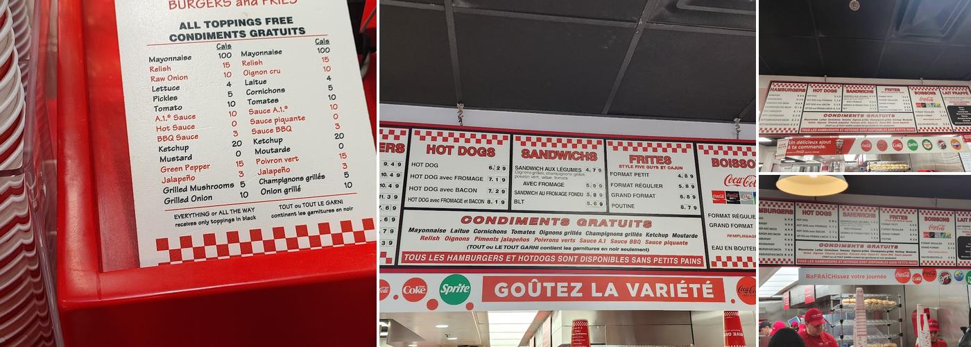 Five Guys Menu