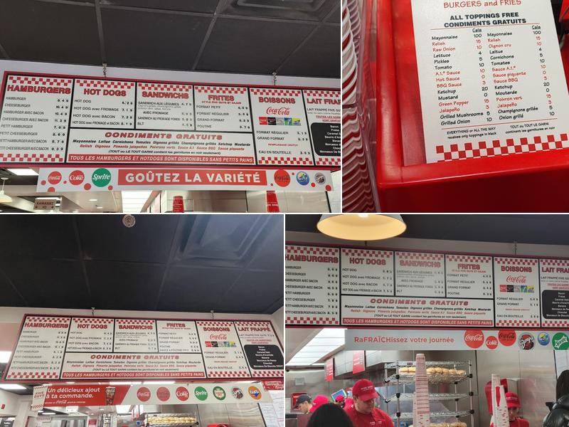 Five Guys Menu