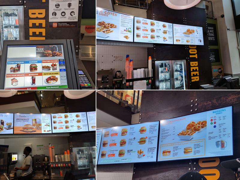 A&W Canada Menu